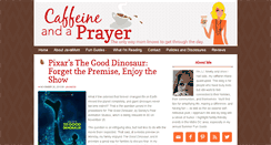 Desktop Screenshot of caffeineandaprayer.com